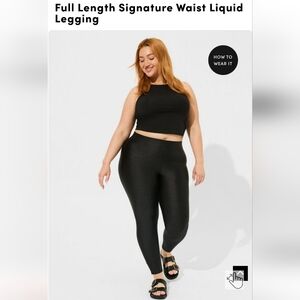 Liquid Shine Leggings - size 1